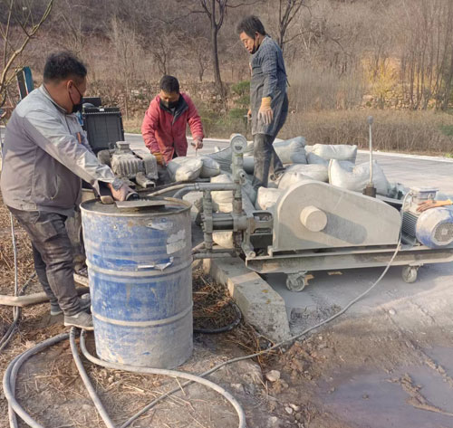 淮阳路面下沉注浆